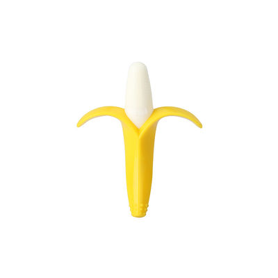 Good price Slow Flow Teething Soothers Infant Pacifier Banana Shape Teething Soothers For Infants online