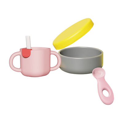 Ein guter Preis. Flexible wasserdichte Baby Trinkbecher Baby Flasche Fütterung Schüssel für 2 - 4 Jahre Kinder Essen online