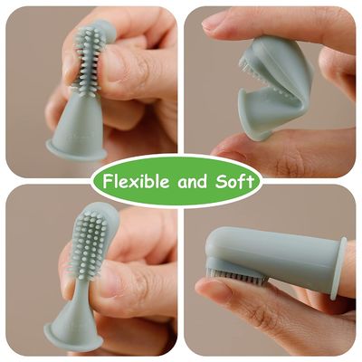 Giá tốt. 20 X 9mm Soft Baby Suckler Toddler Finger Toothbrush Không độc hại trực tuyến
