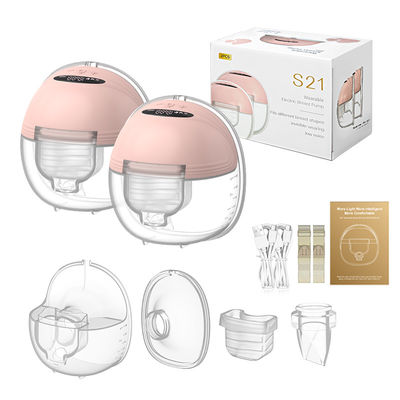 Good price Double Wearable Breast Pump Set 3 Modes 12 Levels Electric Mother Feeding Pump Rechargeable online