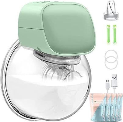 Good price Straight Body Portable Electric Breast Pump Wearable  2 Modes 5 Levels online