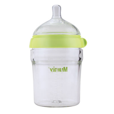 Good price 9oz Green Infant Feeder Bottle Baby Milk Hands Free Bottle Feeding online
