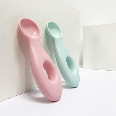Good price Customized Logo Pink Infant Self Feeding Spoon Baby Infant Feeding Utensils Feeding OEM online
