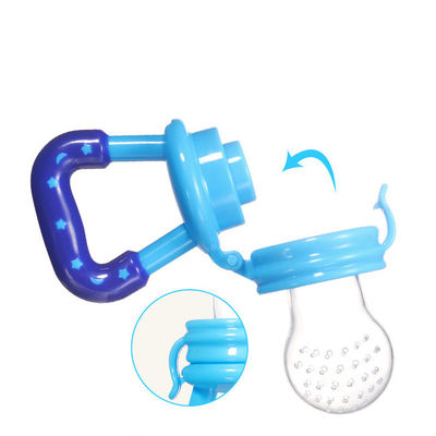 Good price ODM Pattern Silicone Blue Baby Infant Pacifier Fresh Fruit Teething Fruit Feeder For Food Sucker online