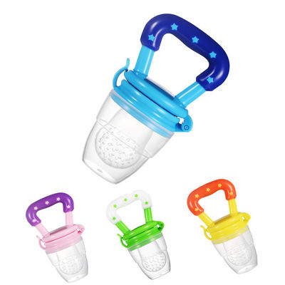 Good price Big Mouth Infant Pacifier Silicone Baby Fruit Pacifier With Handle online