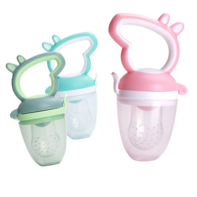 Good price Cute Pig Animal Shape Silicone Fruit Teether Baby Teething Pacifier Fruit  Fruit Dummy online