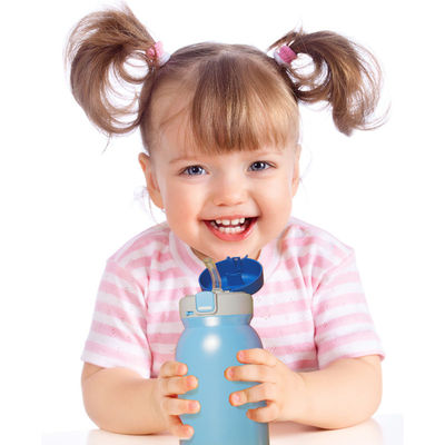 Good price Vacuum Insulated Straw Thermos Flask Stainless Steel Thermos Cup For Children  Kids online
