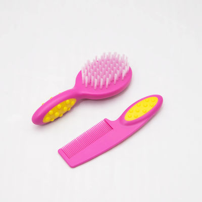 Good price Newborn Baby Hair Brush Comb Set Eco Friendly Infant Comb Brush Baby Care Products online