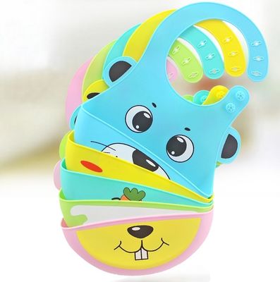 Good price Non Toxic Baby Tableware 75g Silicone Feeding Bib Adjustment online
