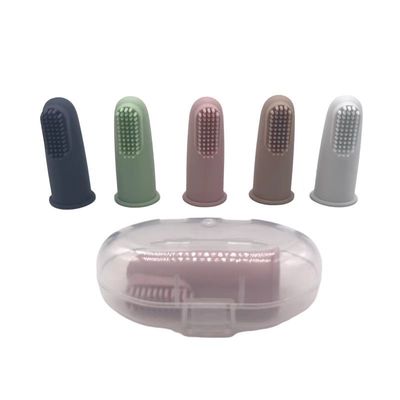 Good price Silicone Infant  Finger Toothbrush 20 X 9mm Soft Friendly For Babies online