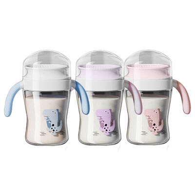 Ein guter Preis. Hochwertiges Baby 360 Grad Kinder Cartoon Sippy Cup Leck-Proof Handle Futter Training Sippy Cup online